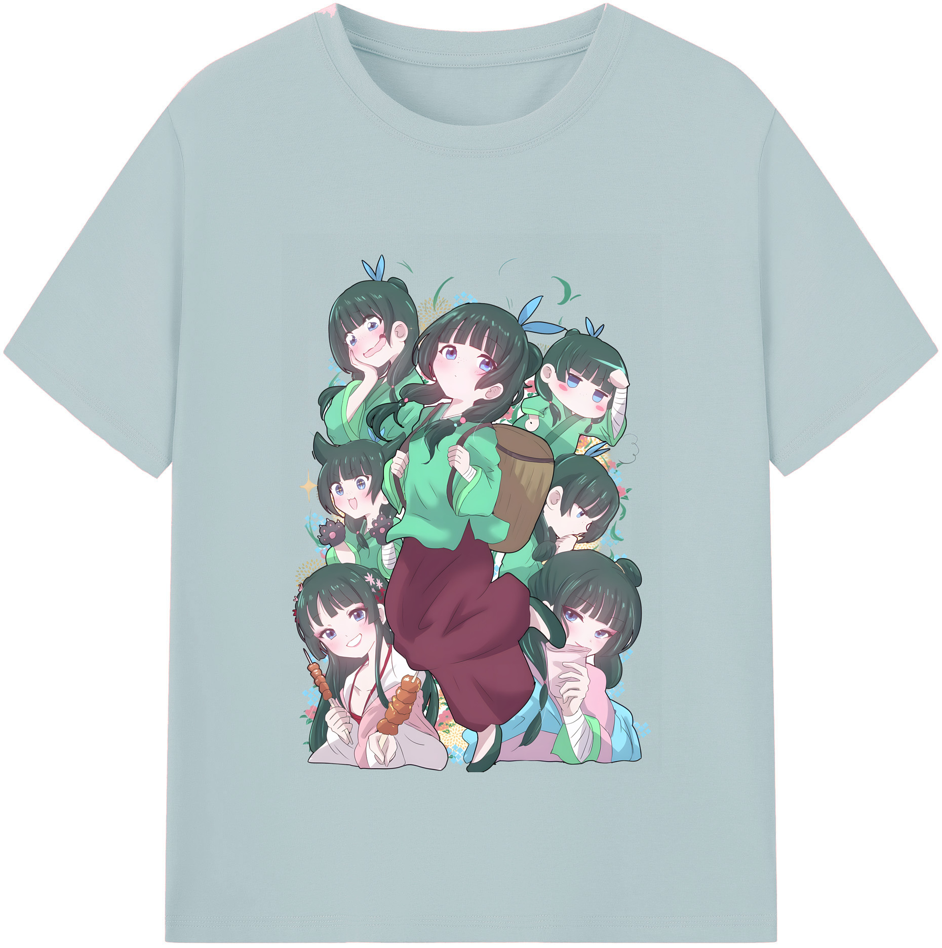 （画像用） 薬屋のひとりごと The Apothecary Diaries 綿100％半袖Tシャツ（フロントプリント）